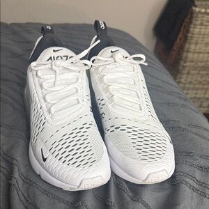 Nike Air Max 270 White and Black Shoes